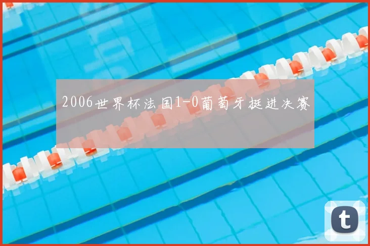 2006世界杯法国1-0葡萄牙挺进决赛