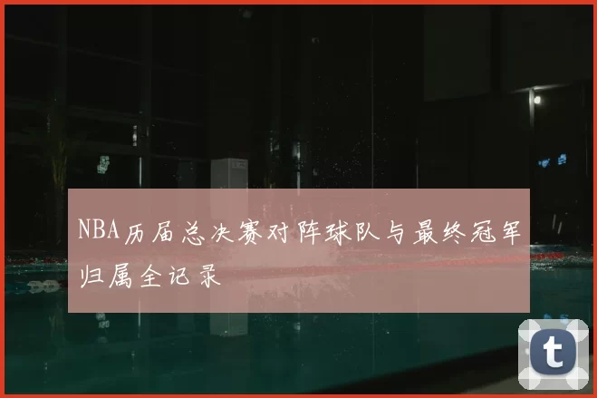 NBA历届总决赛对阵球队与最终冠军归属全记录